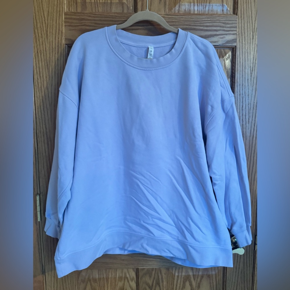 Lululemon Perfectly Oversized Crew Sweatshirt - Lavender Dew - 16 - Picture 2 of 7